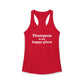 Thompson Is My Happy Place Women's Ideal Racerback Tank Top