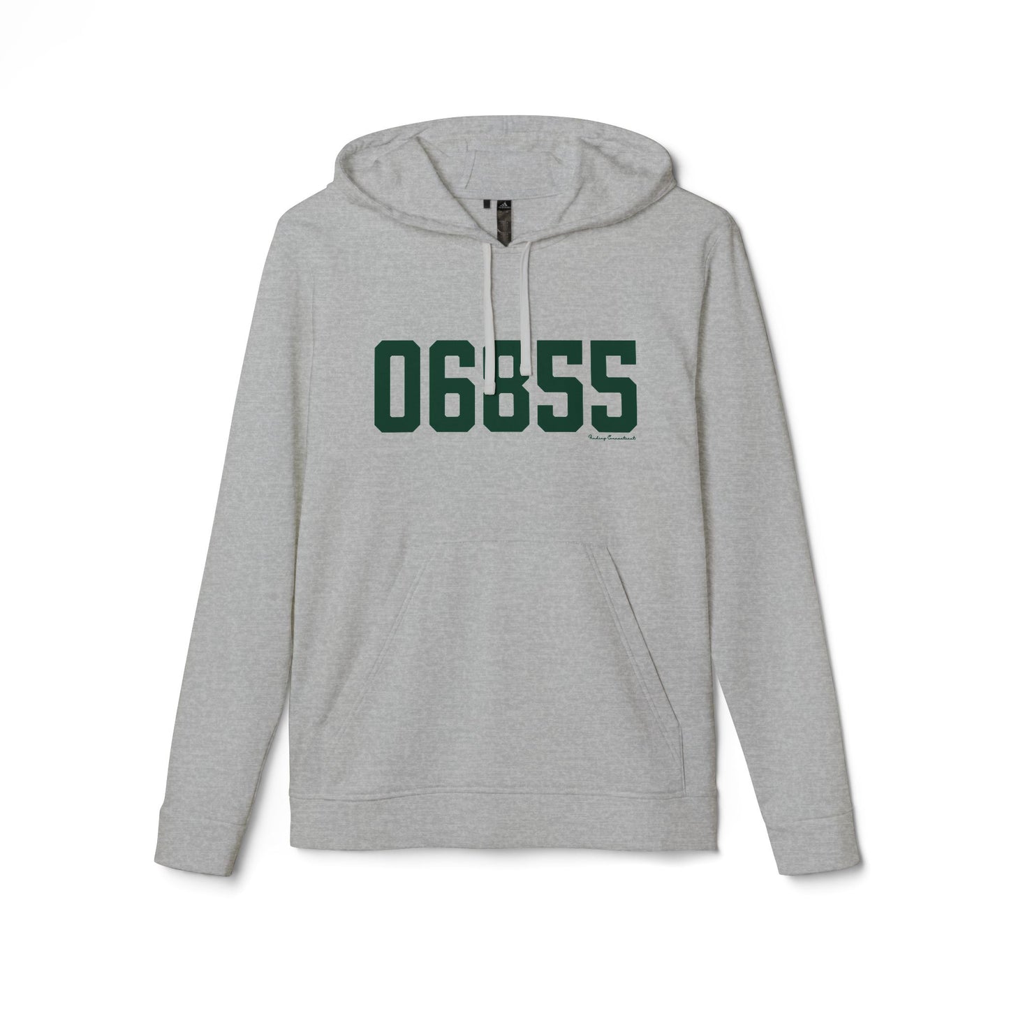 06855 Norwalk Connecticut Zip Code adidas Unisex Fleece Hoodie Sweatshirt