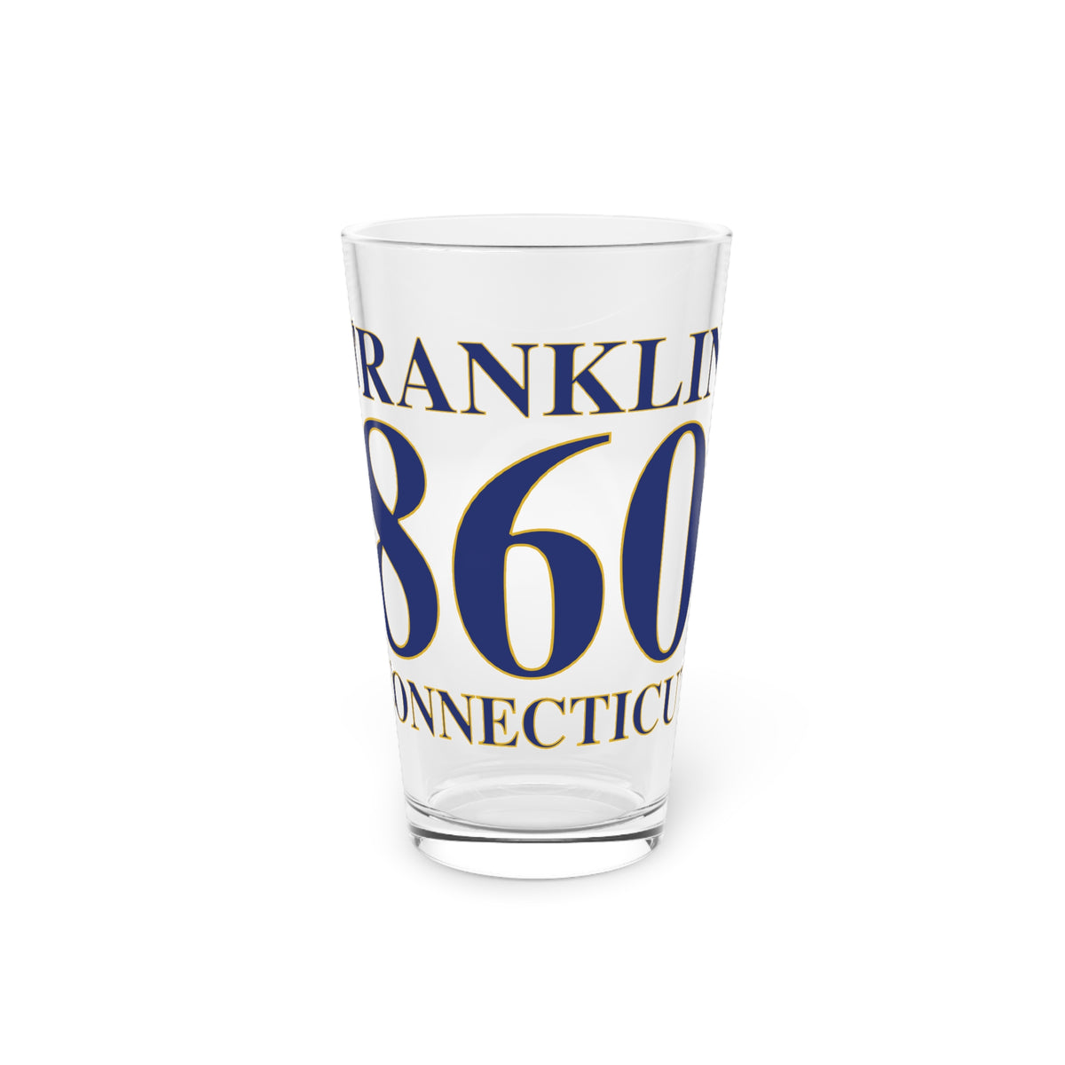 Franklin 860 Connecticut Pint Glass, 16oz