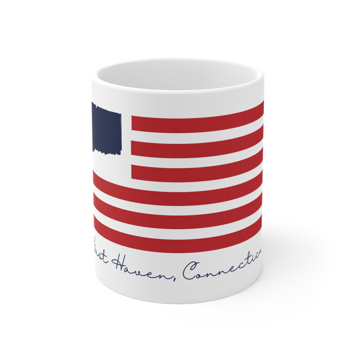 East Haven Connecticut Flag Mug 11oz