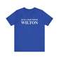 Just a kid from Wilton Unisex Jersey Short Sleeve T-Shirt