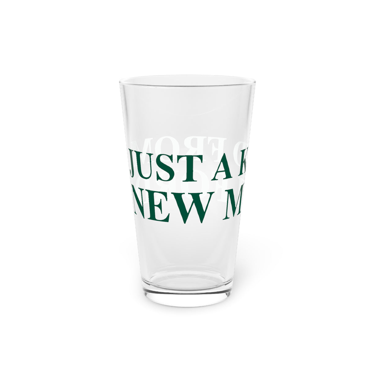 Just a kid from New Milford Pint Glass, 16oz