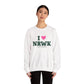 I Heart NRWK Unisex Heavy Blend™ Crewneck Sweatshirt