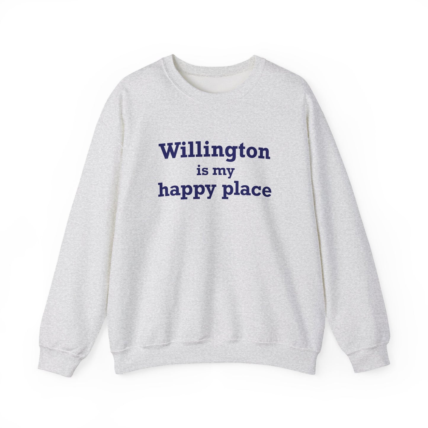Willington is My Happy Place Unisex Heavy Blend™ Crewneck Sweatshirt