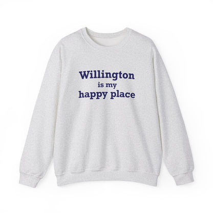 Willington is My Happy Place Unisex Heavy Blend™ Crewneck Sweatshirt