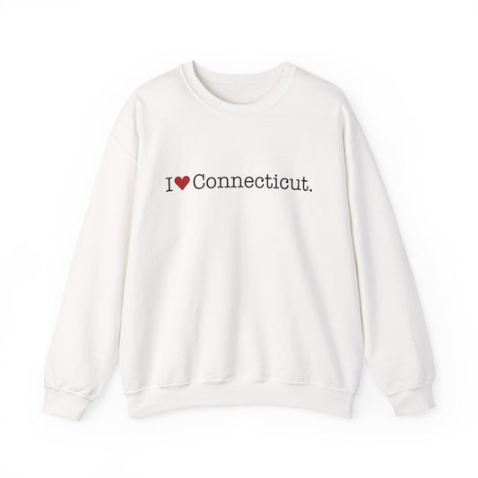 I Heart Connecticut. Unisex Heavy Blend™ Crewneck Sweatshirt