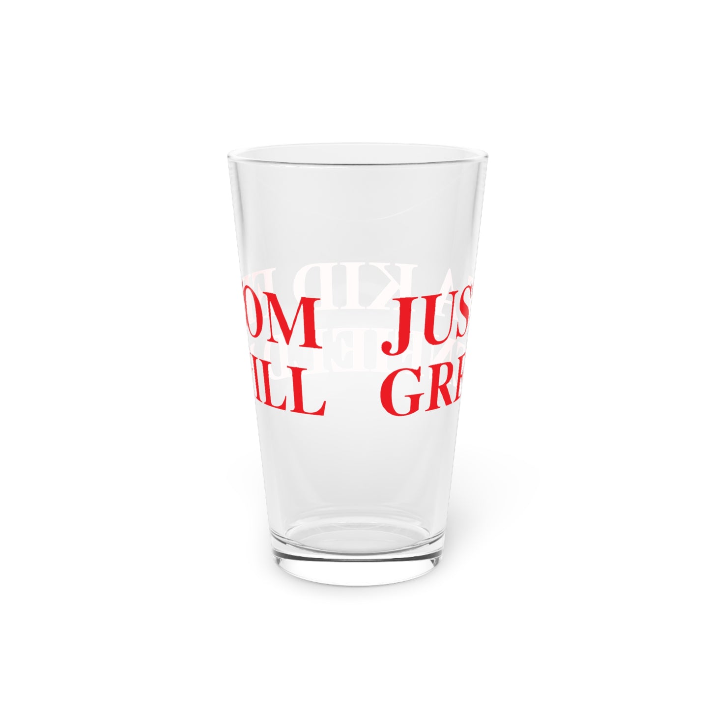 Just a kid from Greenfield Hill Pint Glass, 16oz