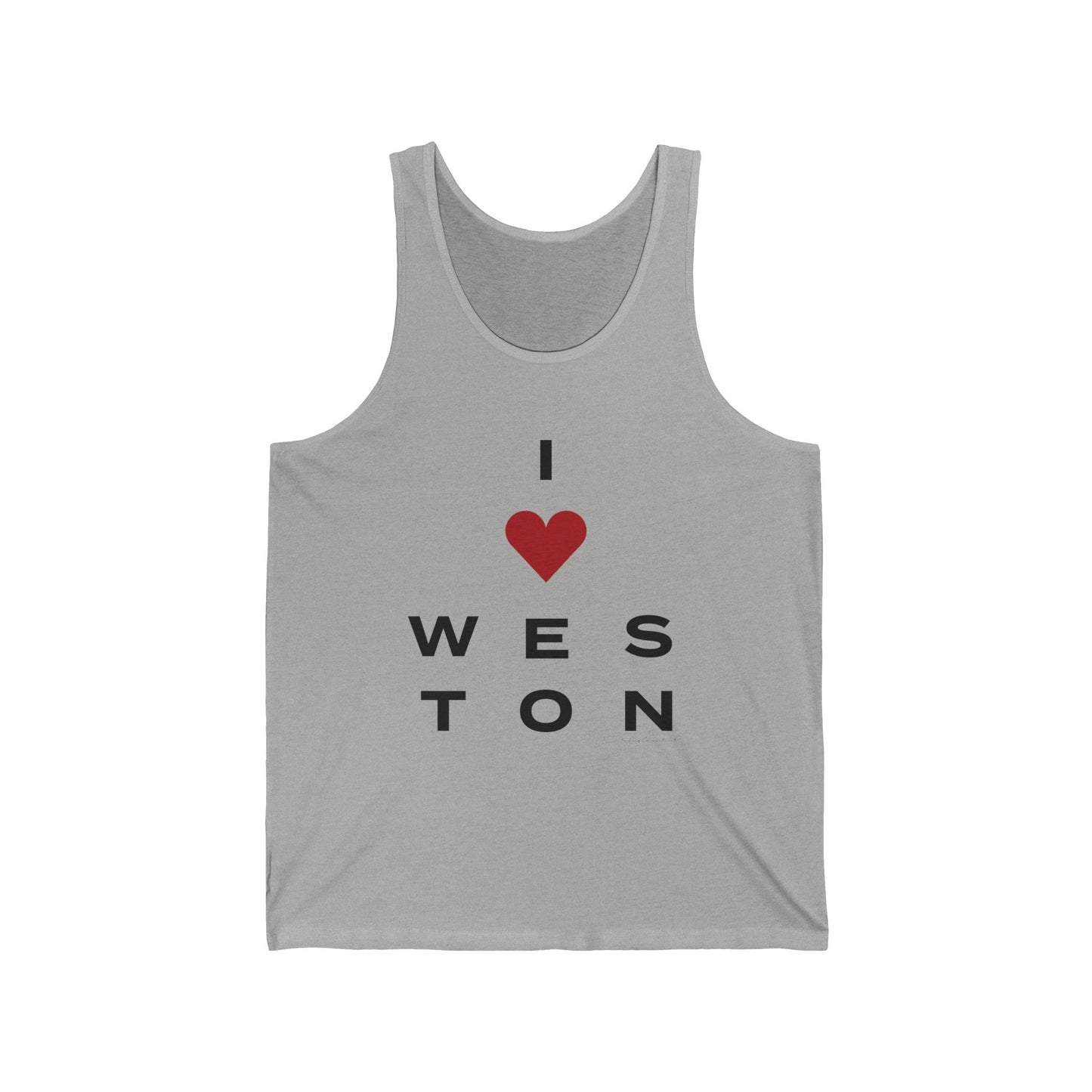 Weston Vision Unisex Jersey Tank Top
