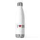 I Heart Sherman. 20oz Insulated Bottle