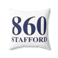860 Stafford Spun Polyester Square Pillow
