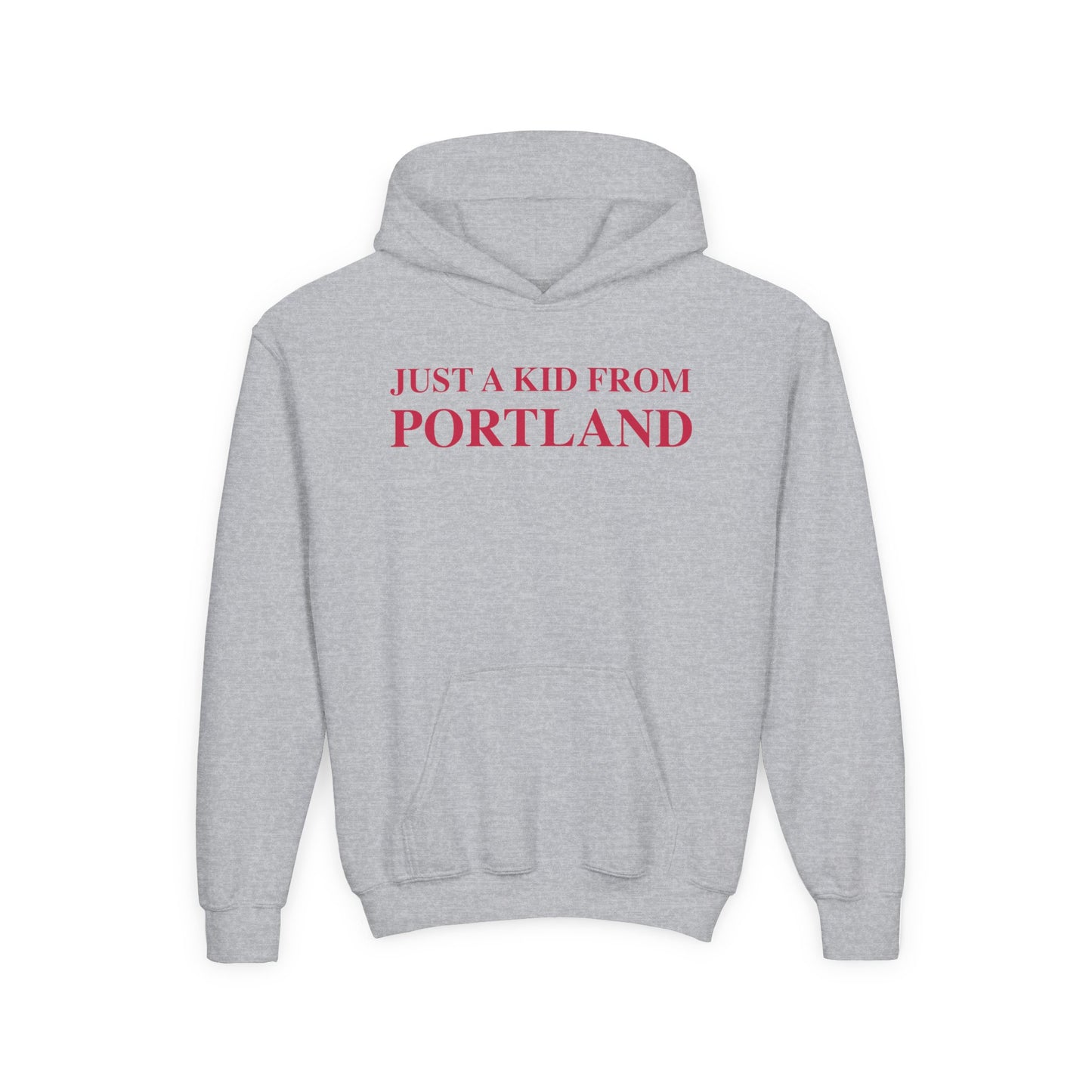 Just a kid from Portland Youth Heavy Blend Hooded Sweatshirt