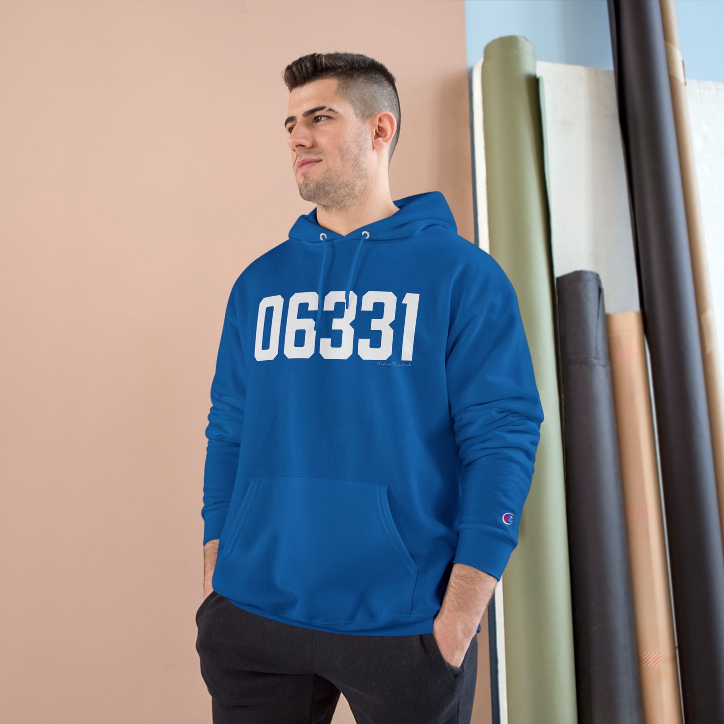06331 Canterbury CT Zip Code Champion Hoodie