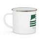 Danbury Connecticut St Patrick’s Day Flag Enamel Camping Mug