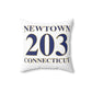 Newtown 203 Connecticut Spun Polyester Square Pillow