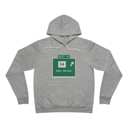 Vintage WCP Exit 57 Sign Unisex Sponge Fleece Pullover Hoodie