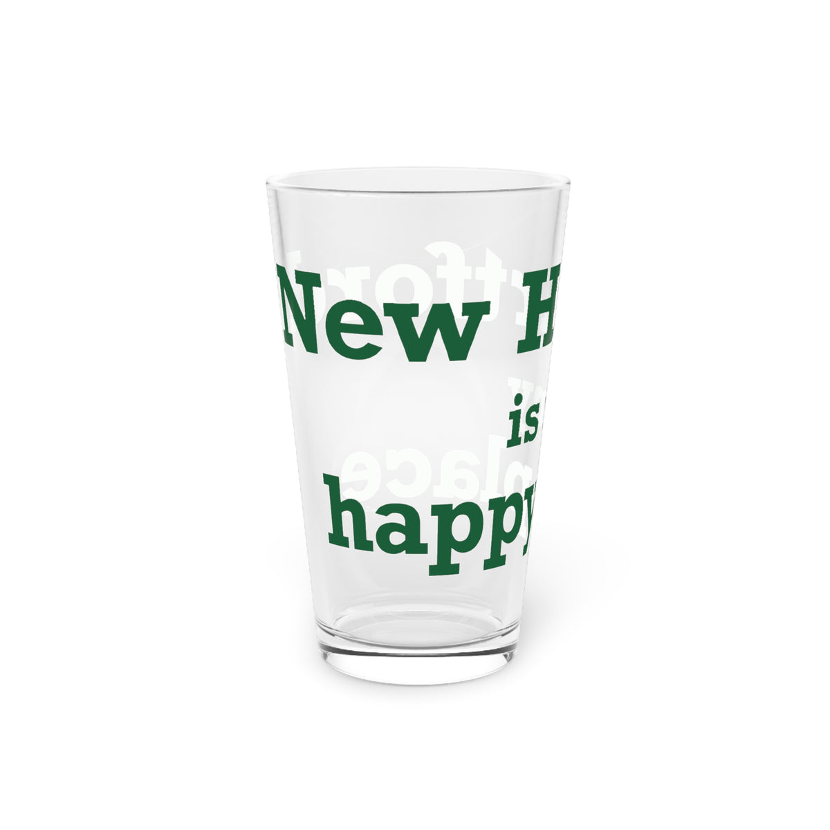 New Hartford is My Happy Place Pint Glass, 16oz