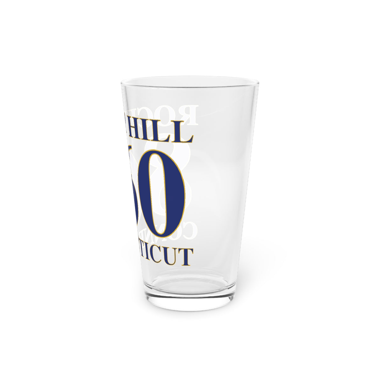 Rocky Hill 860 Connecticut Pint Glass, 16oz