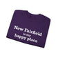 New Fairfield Is My Happy Place Unisex Heavy Blend™ Crewneck Sweatshirt