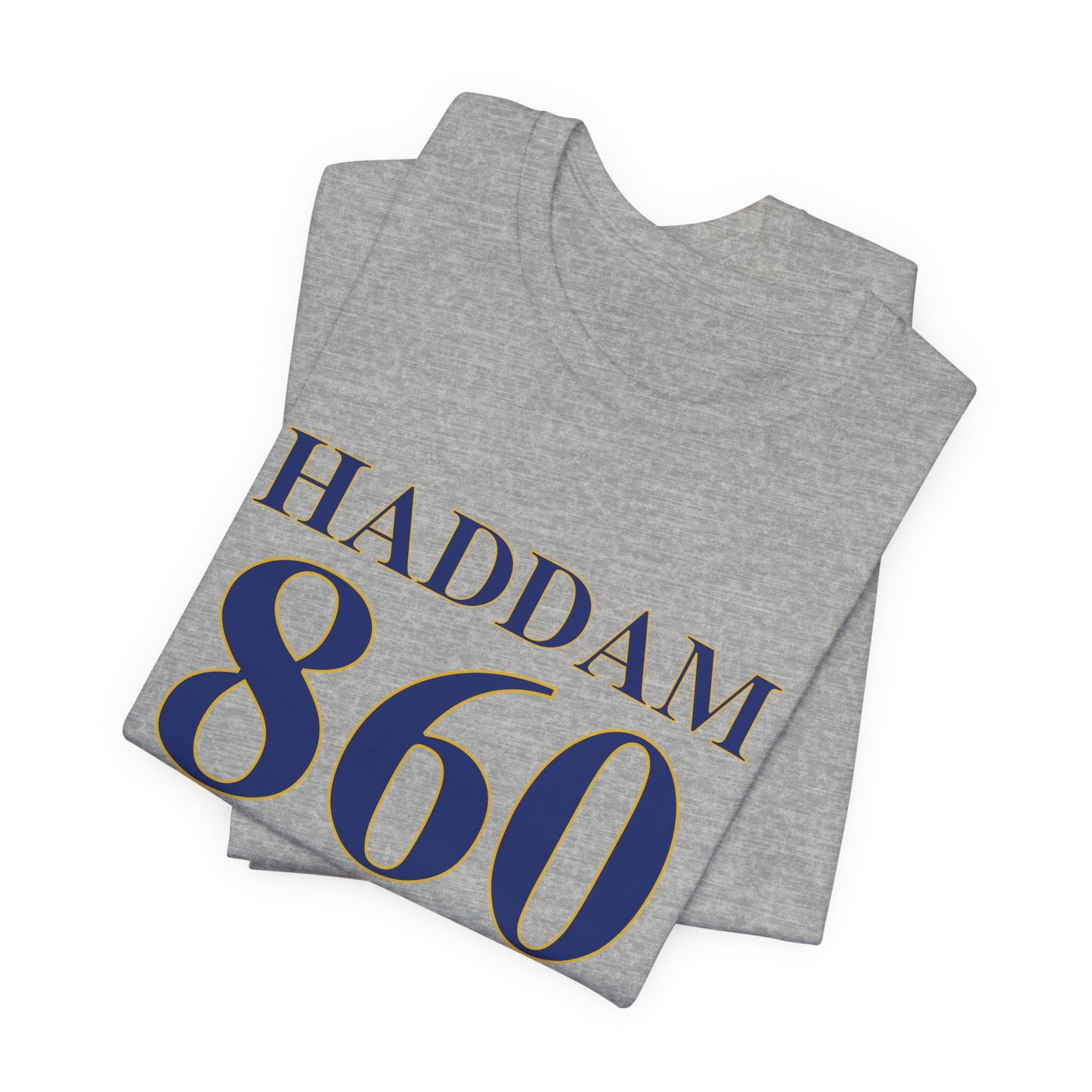 Haddam 860 Connecticut Unisex Jersey Short Sleeve Tee