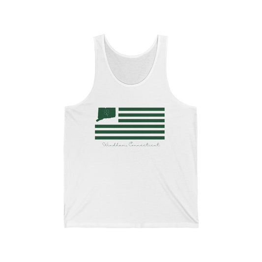 Windham Connecticut St Patrick’s Day Flag Unisex Jersey Tank Top