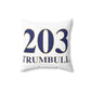 203 Trumbull Spun Polyester Square Pillow