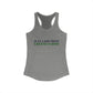 Just a kid from Greens Farms Women's Ideal Racerback Tank Top