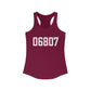 06807 - Greenwich CT Zip Code Women's Ideal Racerback Tank Top