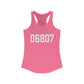 06807 - Greenwich CT Zip Code Women's Ideal Racerback Tank Top