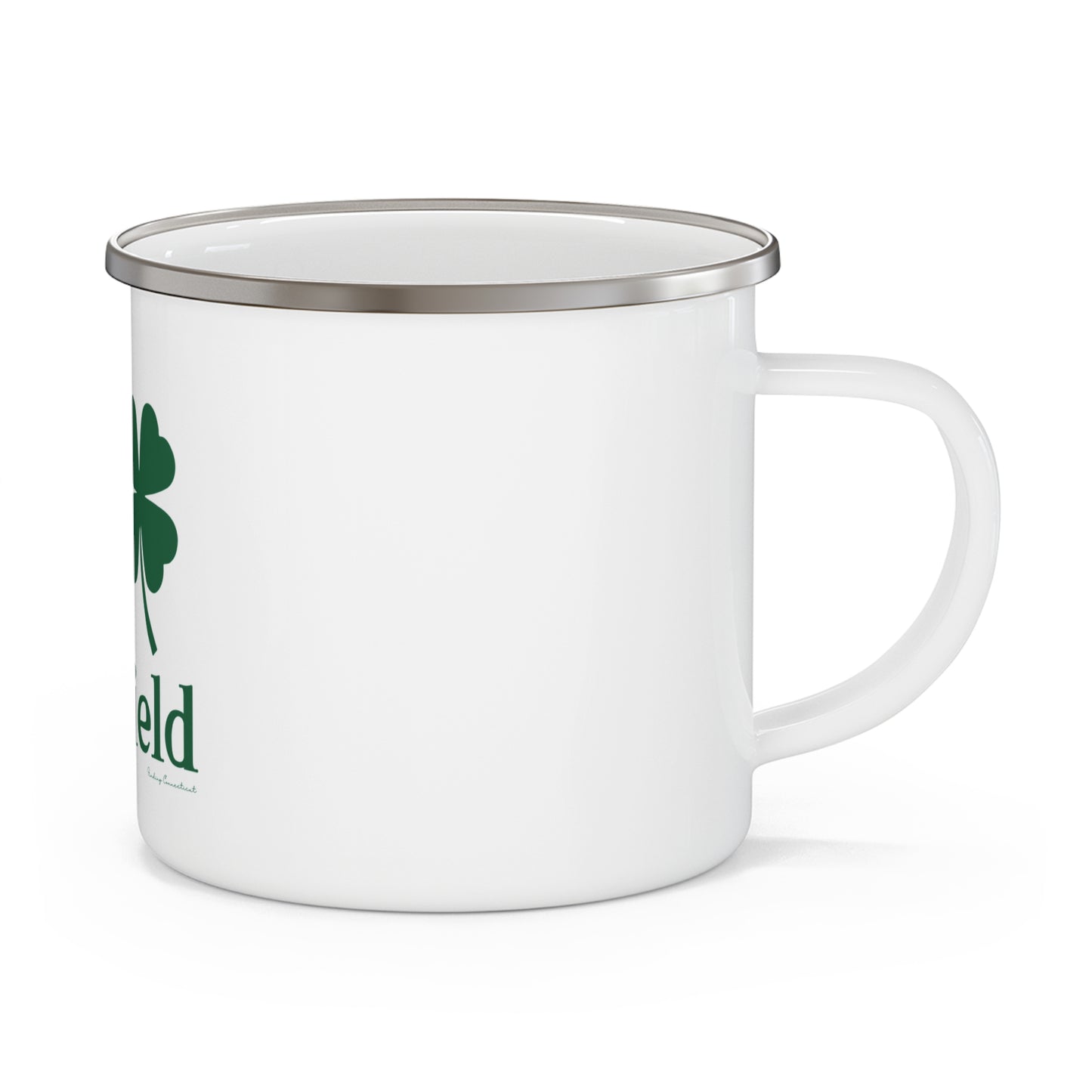 I Clover Fairfield Enamel Camping Mug