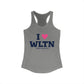 I Heart WLTNWomen's Ideal Racerback Tank Top
