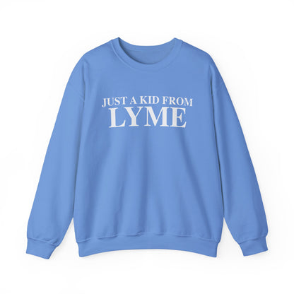 Just a kid from Lyme Unisex Heavy Blend™ Crewneck Sweatshirt