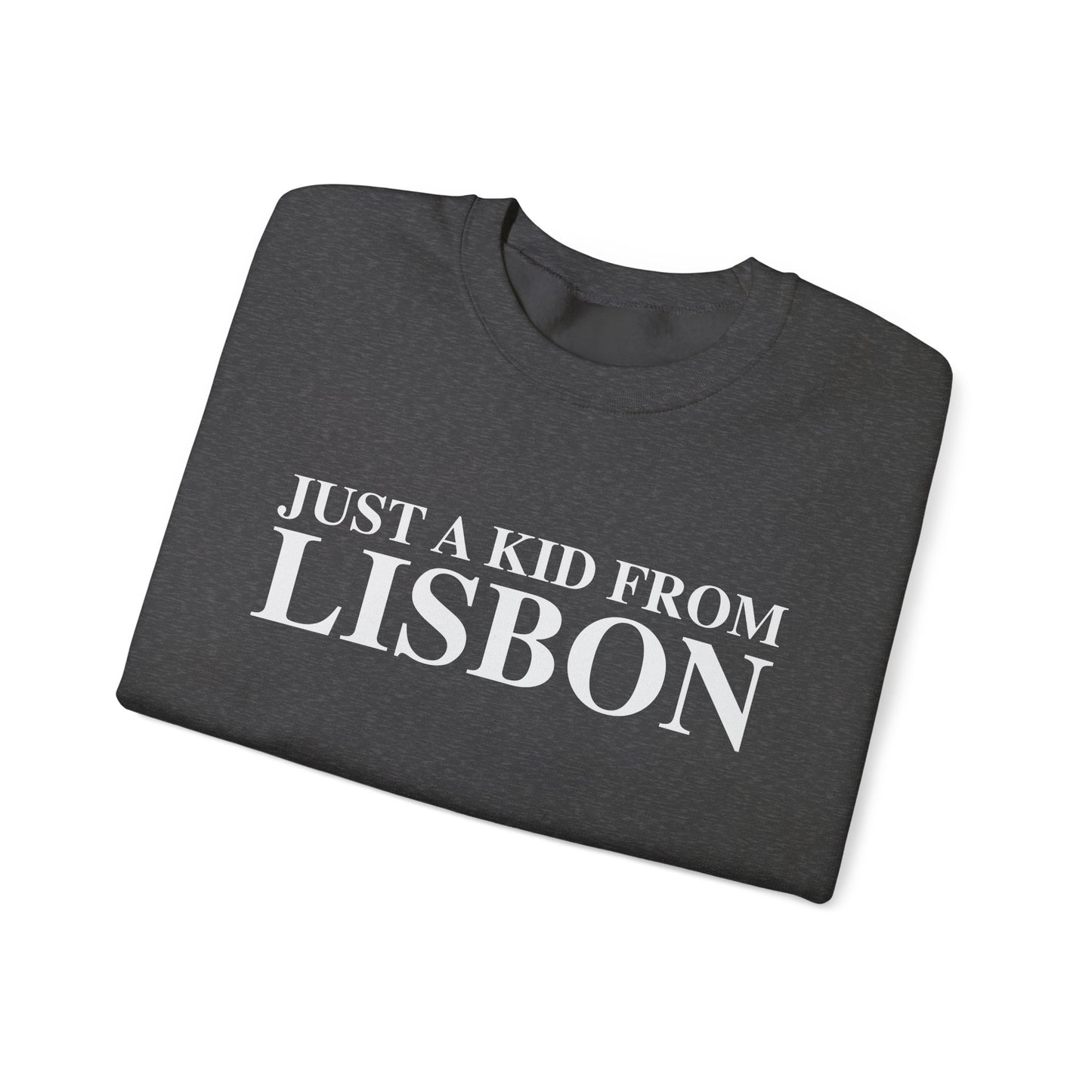 Just a kid from Lisbon Unisex Heavy Blend™ Crewneck Sweatshirt