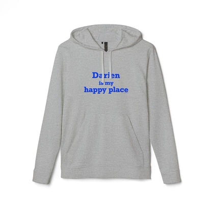 Darien Is My Happy Place adidas Unisex Fleece Hoodie