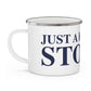 Just a kid from Storrs Enamel Camping Mug