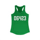 06423 East Haddam CT Zip Code Women's Ideal Racerback Tank Top