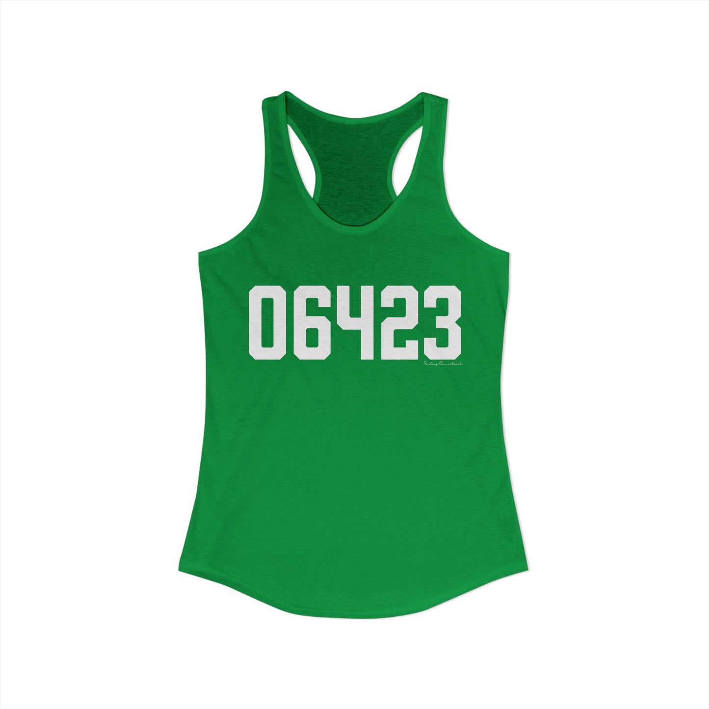 06423 East Haddam CT Zip Code Women's Ideal Racerback Tank Top
