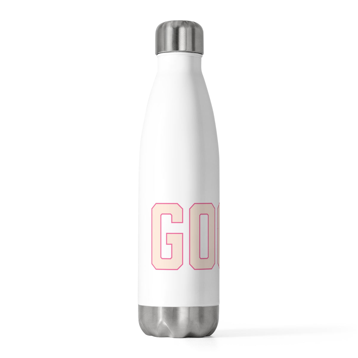 Goose Zip Code Peach & Pink 20oz Insulated Bottle