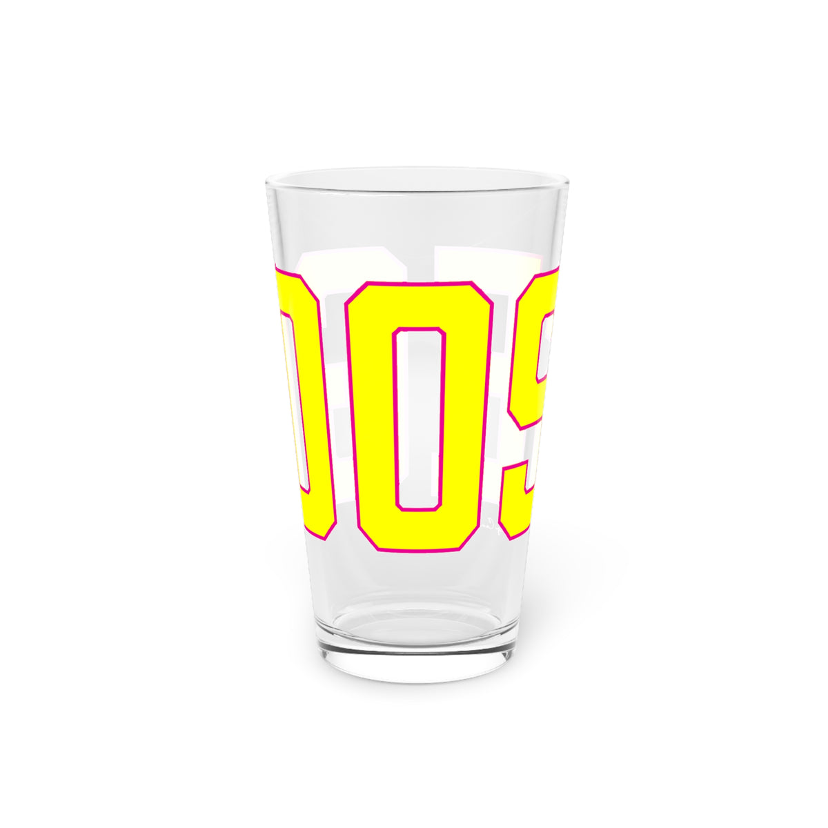 Goose Zip Code Pint Glass, 16oz