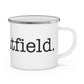 I Heart Stratfield. Enamel Camping Mug