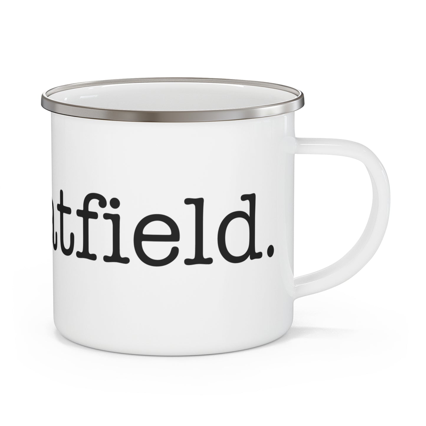 I Heart Stratfield. Enamel Camping Mug