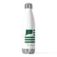 Bridgeport Connecticut St Patrick's Day Flag 20oz Insulated Bottle