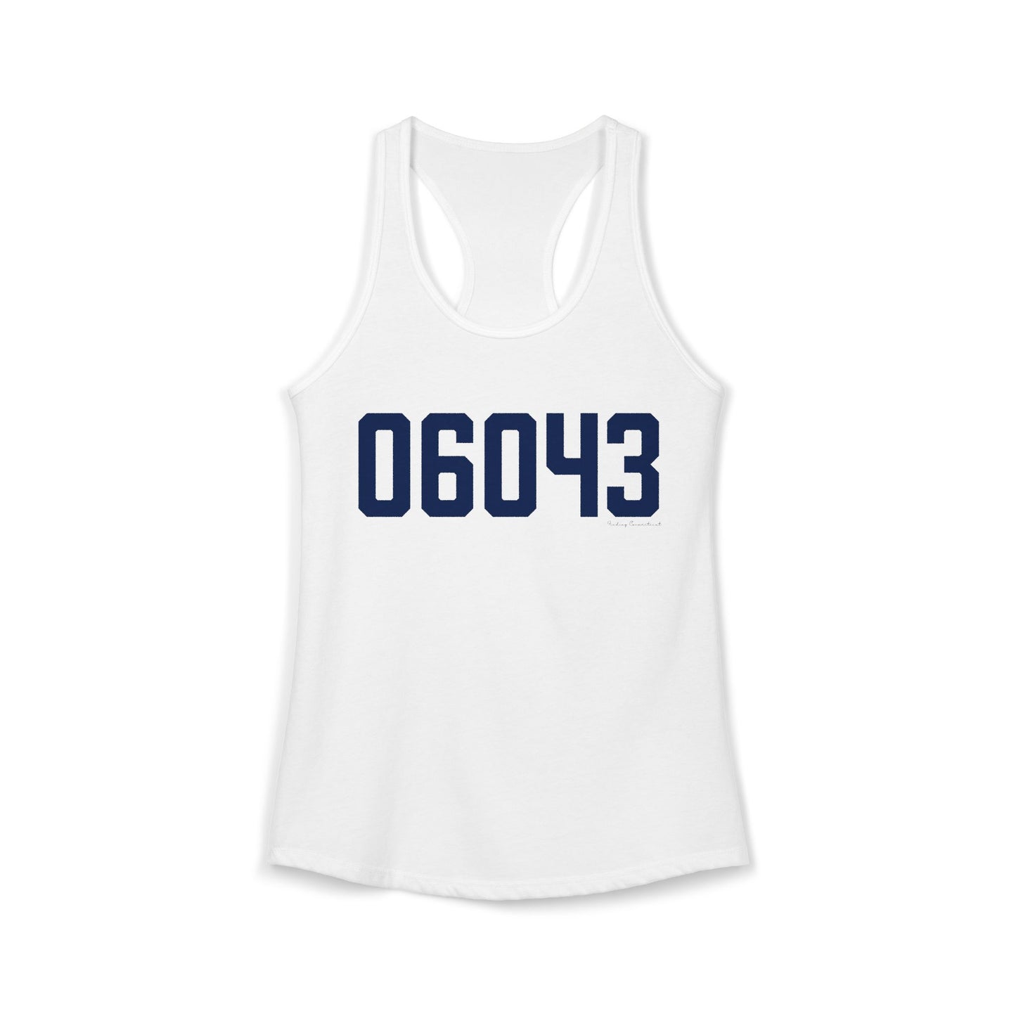 06043 Bolton Connecticut Zip Code Women's Ideal Racerback Tank Top