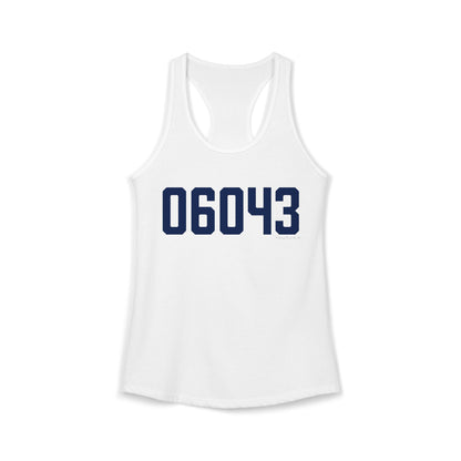 06043 Bolton Connecticut Zip Code Women's Ideal Racerback Tank Top