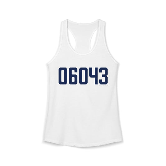 06043 Bolton Connecticut Zip Code Women's Ideal Racerback Tank Top