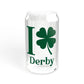 I Clover Derby Sipper Glass, 16oz