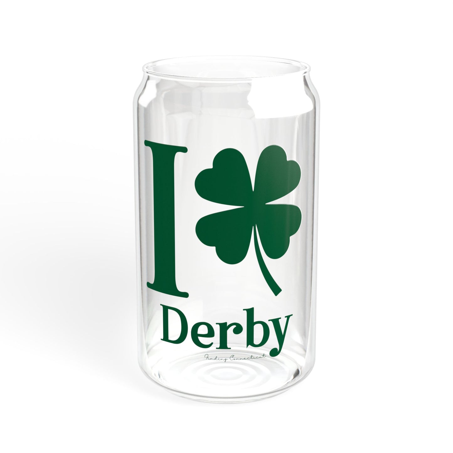 I Clover Derby Sipper Glass, 16oz