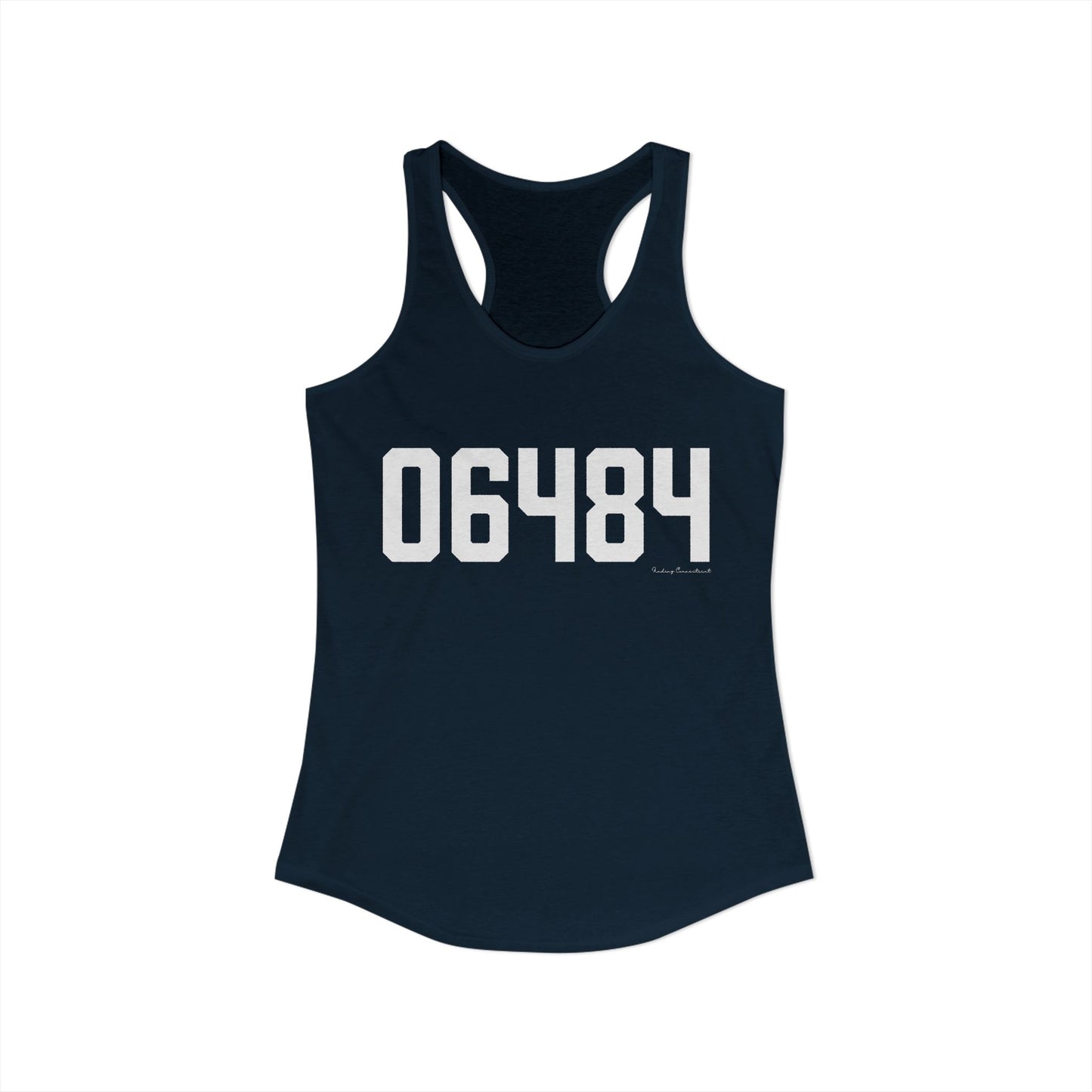 06484 Shelton Connecticut Zip Code Women's Ideal Racerback Tank Top