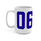 06281 Woodstock Connecticut Zip Code Mug 15oz