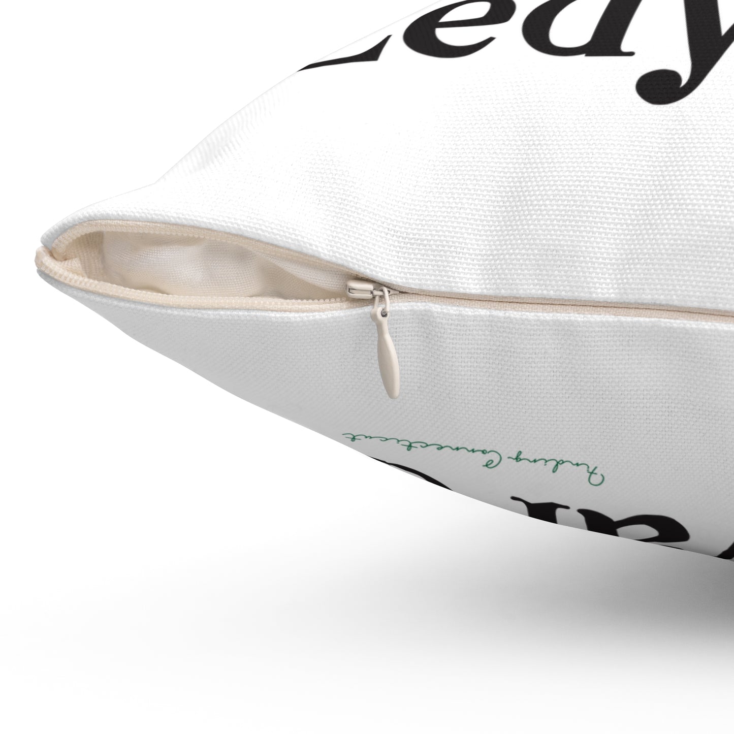 I Clover Ledyard Spun Polyester Square Pillow