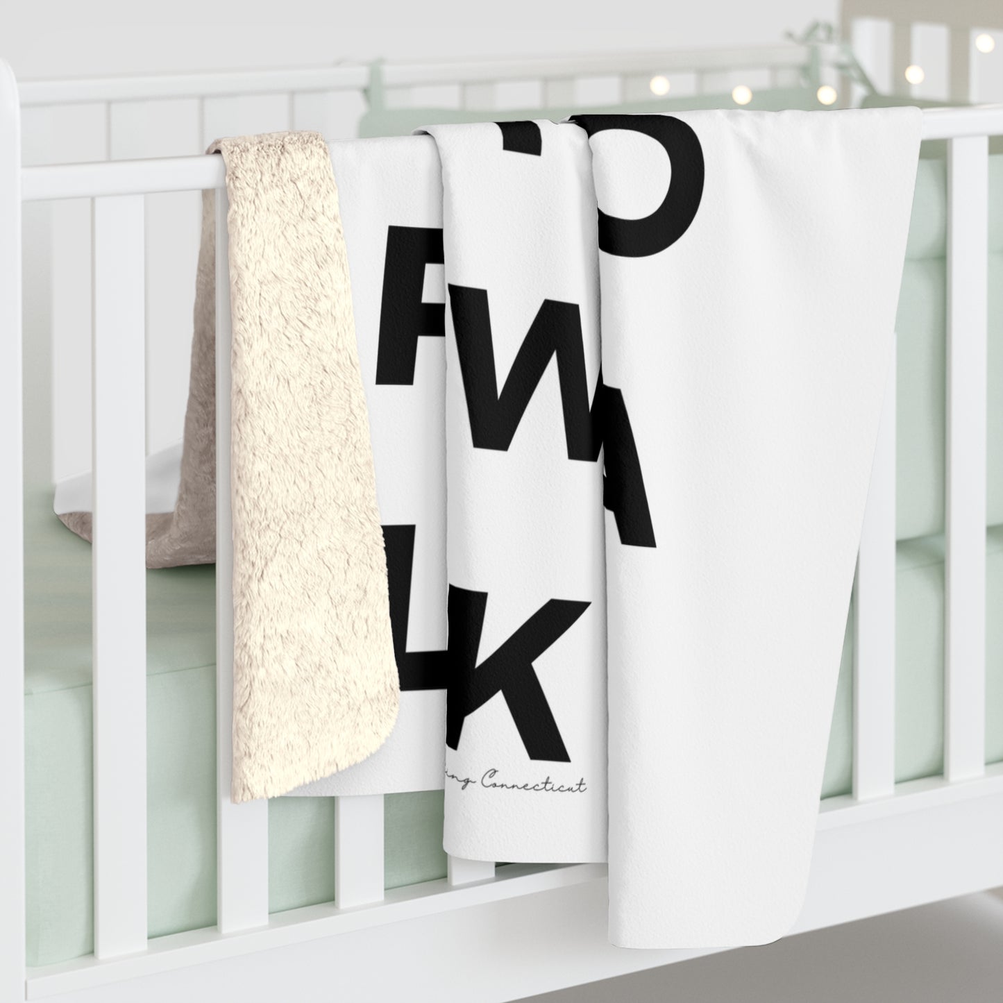 East Norwalk Vision Sherpa Fleece Blanket